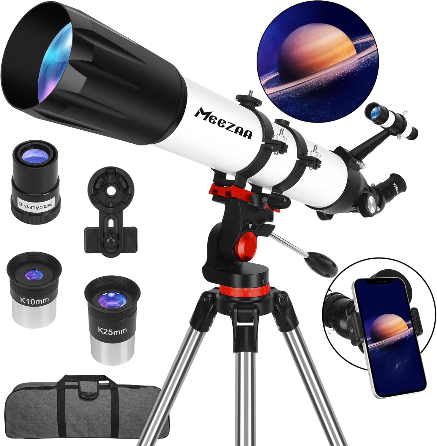 MEEZAA 90×800 — High-Power Refractor